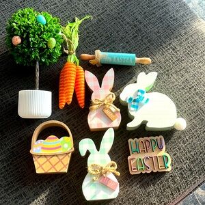 Tiered Tray Easter Decor